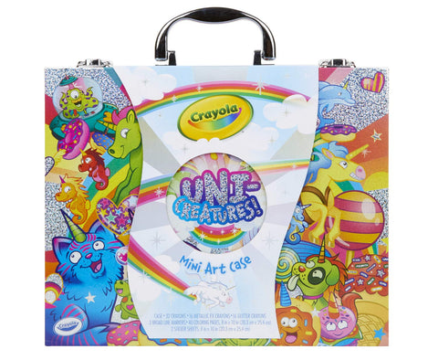 Crayola Mini Art Set with UniCreatures, Kids Art Kit, 100+ Pieces, Ages 3, 4, 5, 6, 7