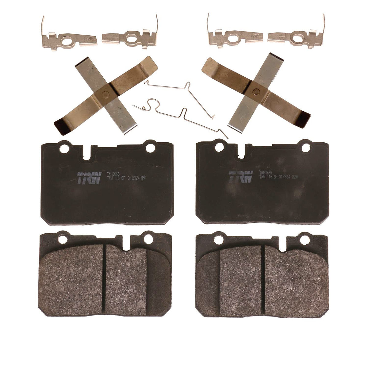 TRW Pro TRH0665 Disc Brake Pad Set For Lexus LS400 1995-2000, Front