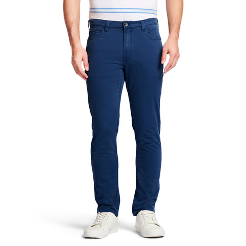 IZOD Men's Saltwater Stretch Flat-Front Chino Pants, Asphalt Strt, 34W x 29L