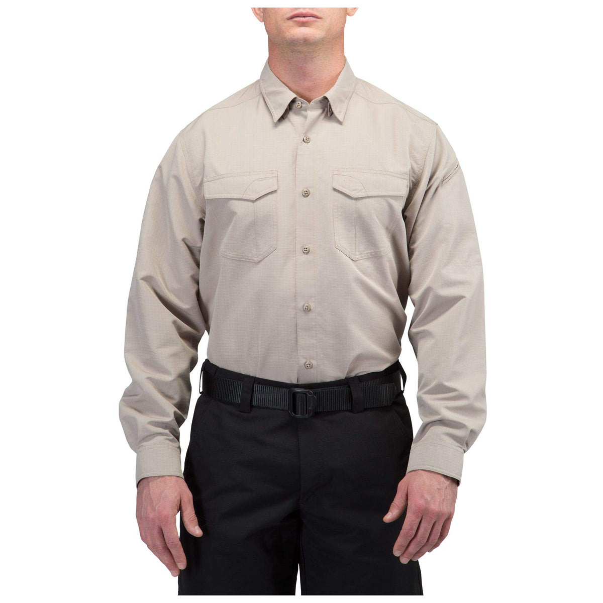 5.11 Tactical Fast-Tac Long-Sleeve Shirt, Khaki, 3-x-Large