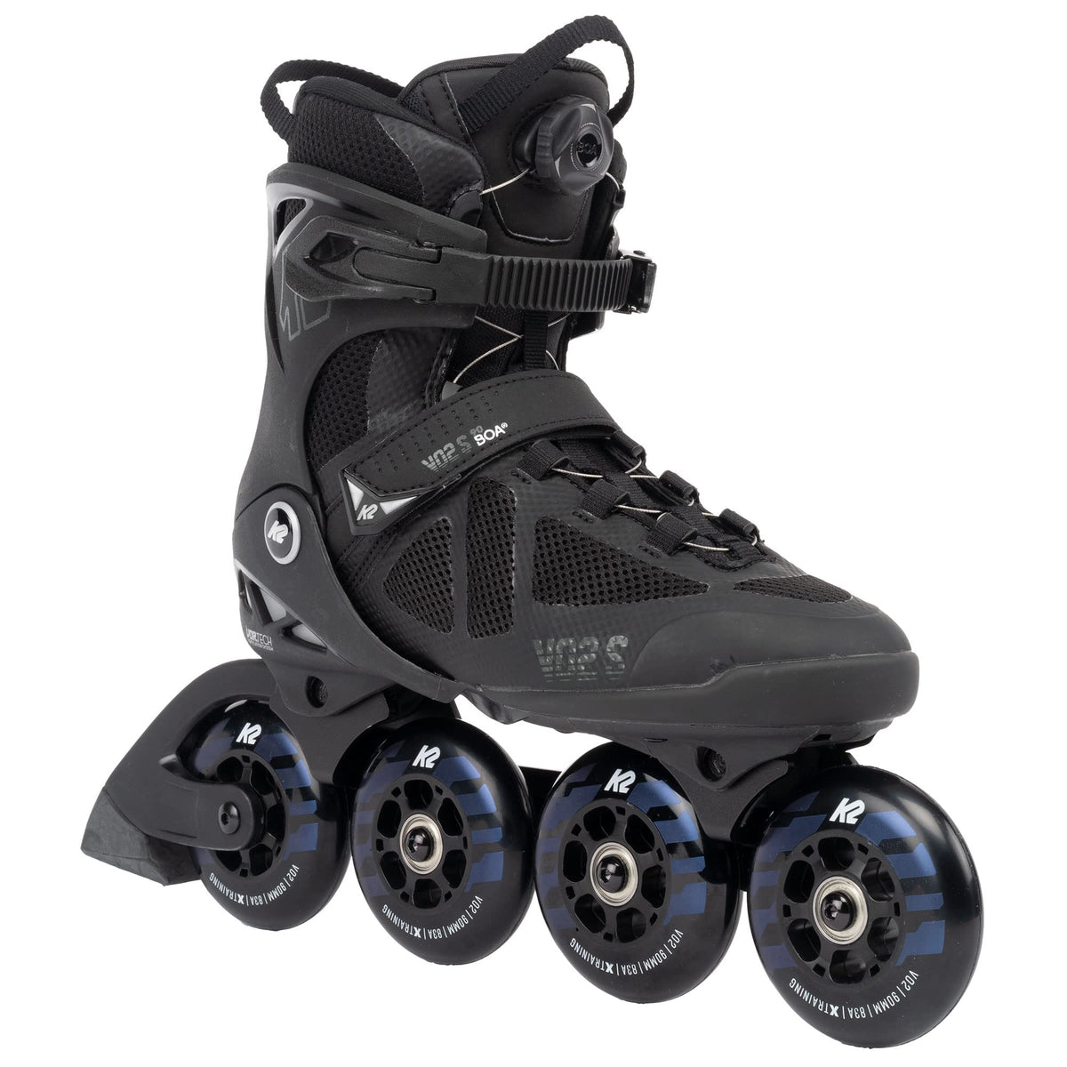 K2 Skates VO2 S 90 BOA 30G0132.1.1.075 Unisex Inline Skates Black - Night