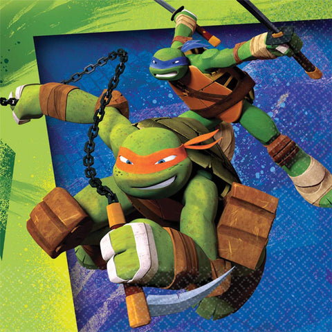 '- Ninja Turtles Beverage Napkins (16ct) - standard