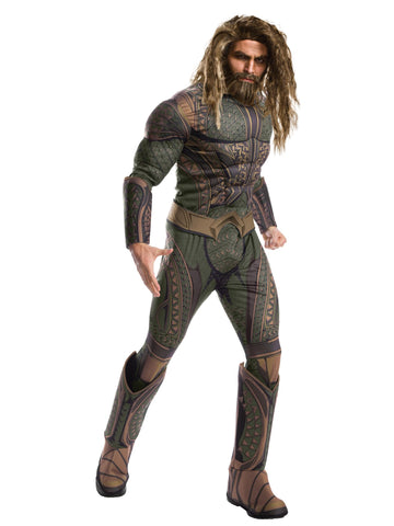 Rubie's Men's blonde Official DC Justice League Aquaman Wig and Beard Set, Brown, One Size UK Halloween