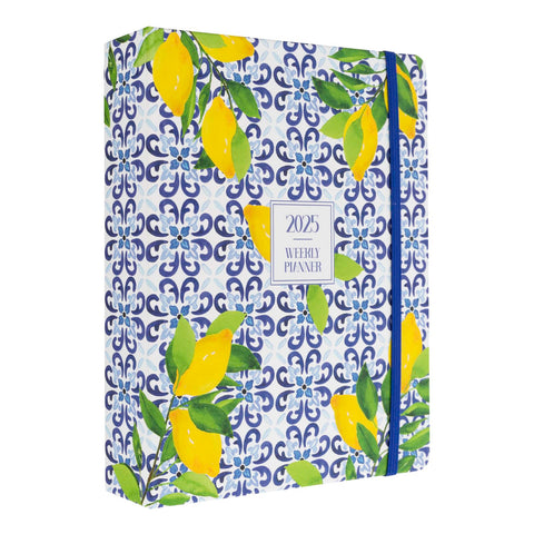 Kokonote Amalfi Coast Planner 2024-2025 | 6.3 x 7.8 inches | 17 Months Academic Planner Week To View | August 2024 - December 2025 | Planner 2024-2025 Daily Weekly and Monthly With Stickers