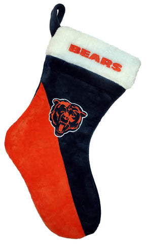 Forever Collectibles Foco NFL Chicago Bears 2020 Basic Santa Claus Stocking Santa Claus Christmas