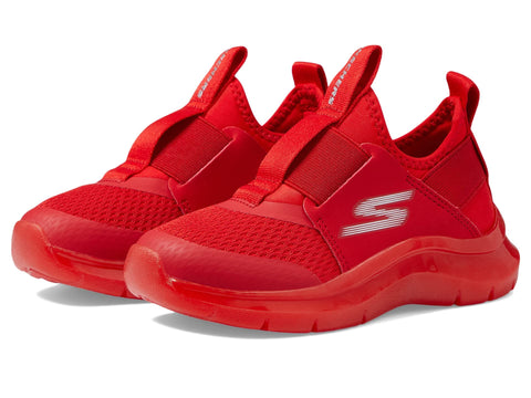 Skechers Boy's Skech Fast Ice Sneaker, Red, 12.5 Little Kid