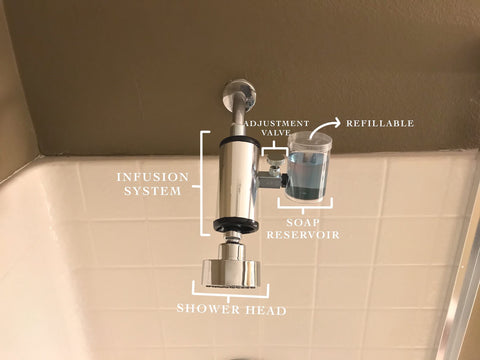Fusion Shower System, Chrome
