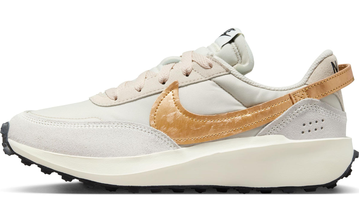 NIKE Waffle Debut Womens FD0555-100 (LT Orewood BRN/Metallic Gold), Size 6.5