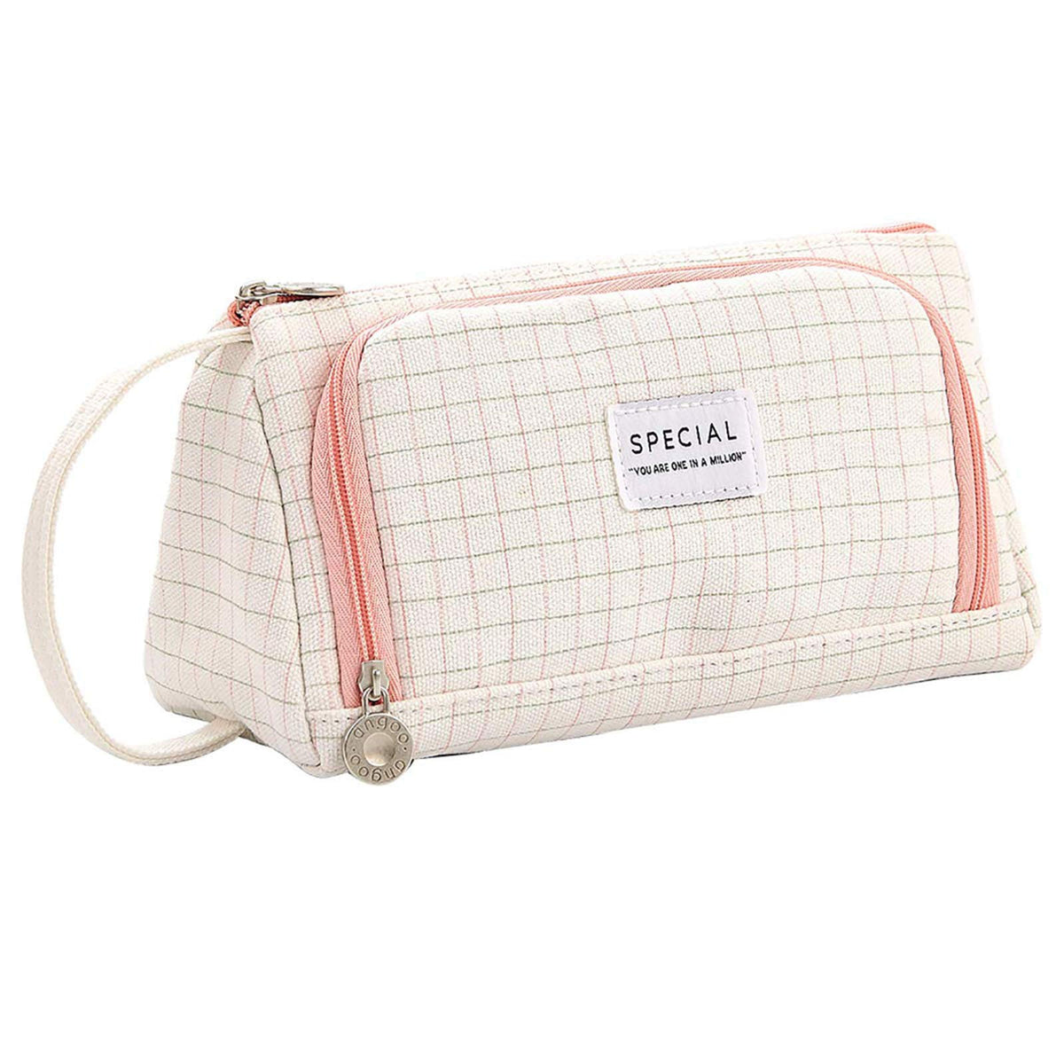 AidShunn Multifunctional Large Capacity Pencil Case Pouch Premium Canvas Pencil Bag Stationery Organizer for Girl Lady