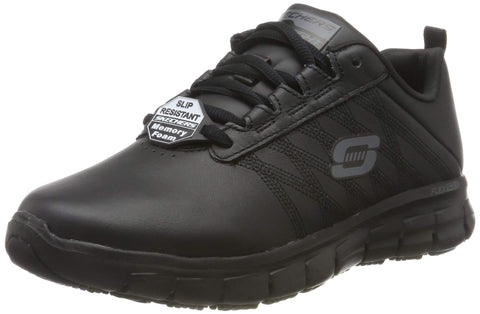 Skechers SURE TRACK ERATH - II, Women's Sure Track Erath - Ii, Black (Black Leather Blk), 5 UK (38 EU)