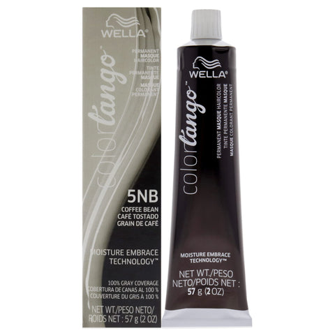 COLORCHARM Professionals Tango Permanent Hair Color, 5NB Coffee Bean Brown