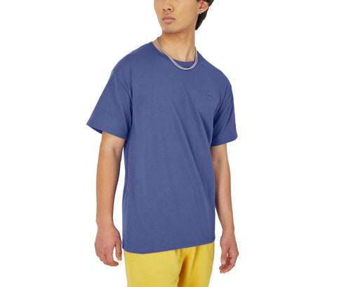Champion Classic, Everyday Tee, Comfortable Soft Men's T-Shirt (Reg. or Big & Tall), Stone Crush Blue, Large