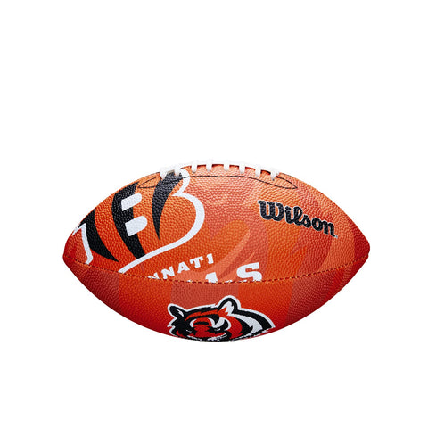 Wilson American Football NFL JR TEAM LOGO, Junior Size, Rubber