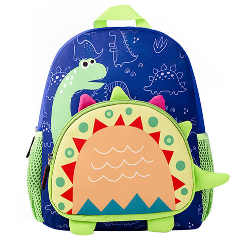 mygreen Preschool Backpack for Toddler Boys 2-4, Mini Backpack for School & Travel, Small Kids Child Backpacks, Kindergarten Daycare Cute Baby Bag Blue Dinosaur