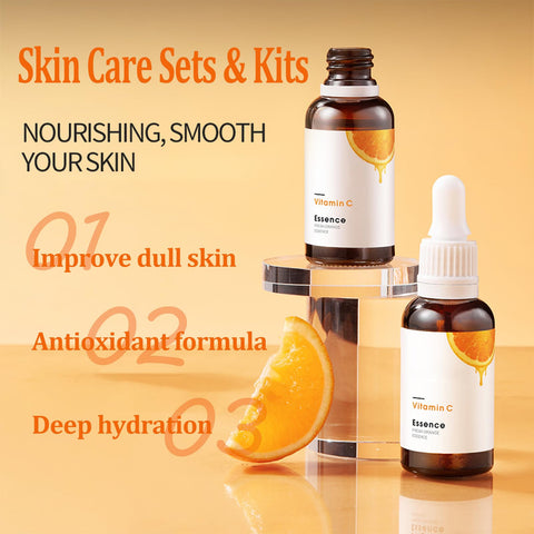Skincare Set for Teenage Girls Gift Set - 6PCS Skincare Gifts for Women - Skin Care Sets & Kits Includes Cleanser- Serum-Eye Serum-Toner-Cream-Lip Balm - Plump and Smooth Skin (6PCS)