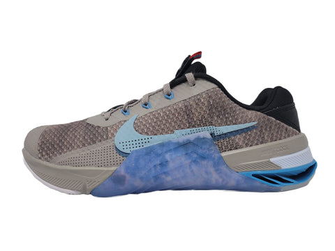 Nike Men's Metcon 7 Training Shoe, Enigma Stone/Boarder Blue, 12 M US