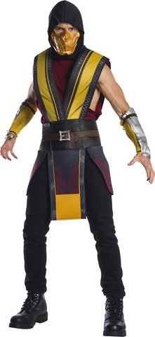 Rubie's Men's Mortal Kombat 11 Scorpion Costume, As Shown, X-Large
