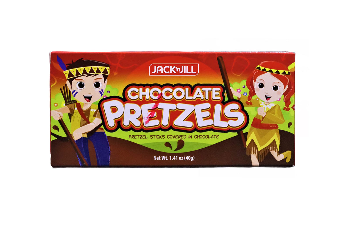 Chocolate Pretzels 40g (Pack of 6)