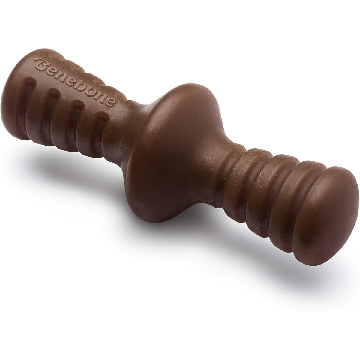 Benebone Zaggler Indestructible Rolling Dog Chew Toy for Aggressive Chewers, Long Tough Lasting Boredom Breaker for Dogs, Real Peanut Flavour, For Small Dogs, Made in the USA.