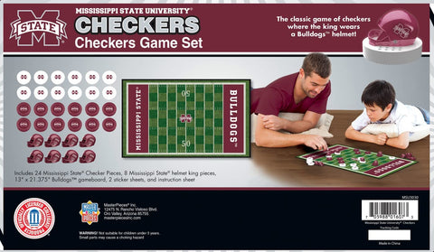 MasterPieces Family Game - NCAA Auburn Tigers Checkers - Officially Licensed Board Game for Kids & Adults 13" x 21"
