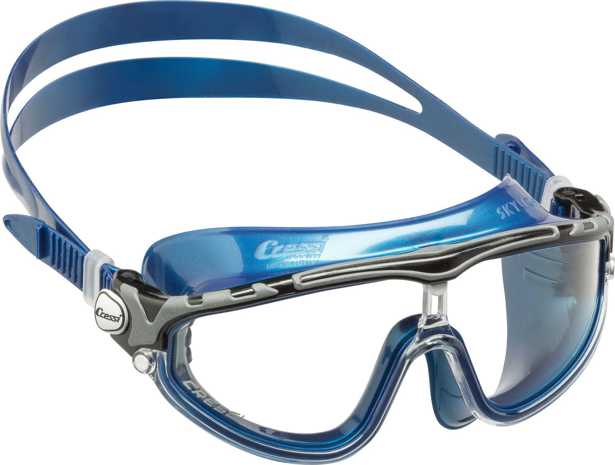 Cressi - Skylight Goggles Sil ,Blue Metal
