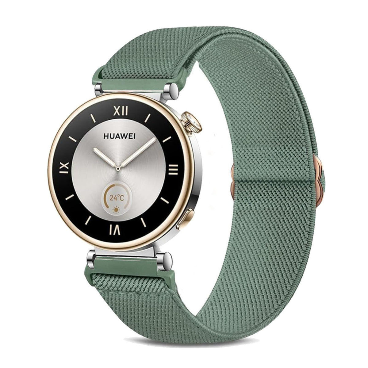 TUCOMO Compatible with Huawei Watch GT 4 41 mm / Watch GT 5 41 m Bracelet, 18 mm Elastic Nylon Loop Stretchy Replacement Strap for Huawei Watch GT 4 41 mm Men Women