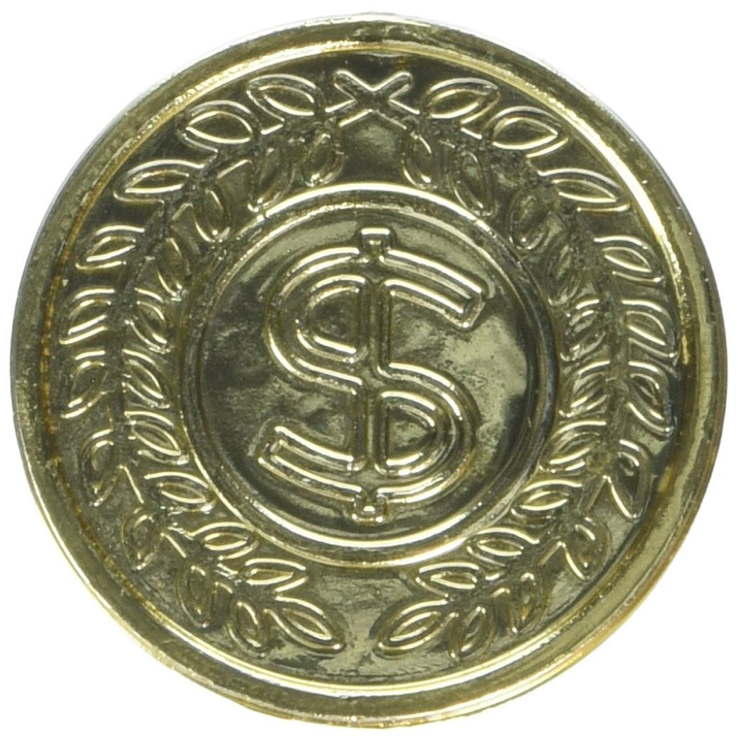Amscan Gold Coins Party Supplies, One Size