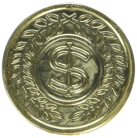Amscan Gold Coins Party Supplies, One Size
