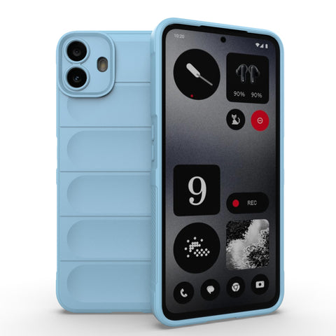 LIUZIHAN Case for Nothing CMF Phone 1. Soft Silicone Sleeve Design, Shockproof and Durable, Cover Case for Nothing CMF Phone 1.(Light Blue)
