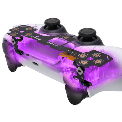 eXtremeRate Micro Switch - Light Version Tactile Clicky Hair Trigger Kit for PS5 Controller BDM-040 Shoulder Buttons, Ergonomic Micro Switches L2R2 Buttons Tactile L1R1 Mouse Click for PS5 Controller