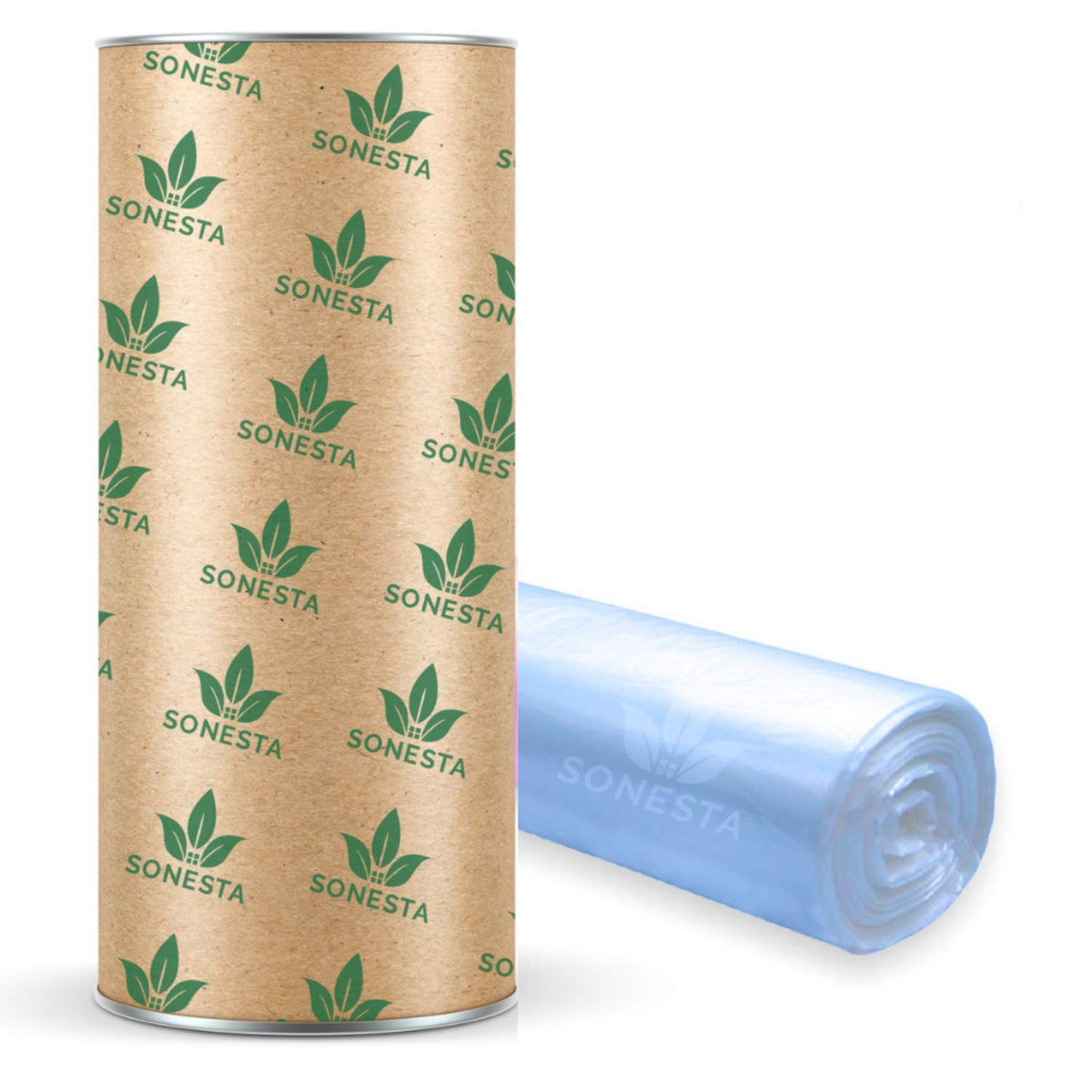 200m. ECO Nappy Bin Refills compatible with Tommee Tippee TEC, Twist & Click, Simplee | compatible with Angelcare | + cardboard for easy refilling | Blue - Flower fragrance