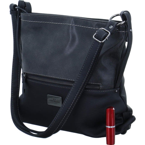 TOM TAILOR Elin Women's Crossbody Bag, black, 28,5x9x26, 002714
