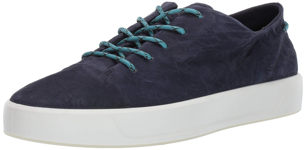 ECCO Men's Soft 8 Tie Sneaker, Night Sky Dyneema Leather, 11-11.5