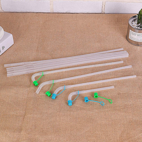 PRETYZOOM 5pcs Drinking Party Cups Hawaiian Sippy Cups with Straw Photoshoot Party Supplies Coconut Tree Straw Cups Frog Potty Training Urinal Small Dust Pan With Cover Decorations re-usable