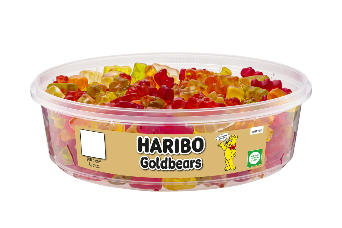 HARIBO Goldbears x 200 Pieces (460g) Sweets Tub
