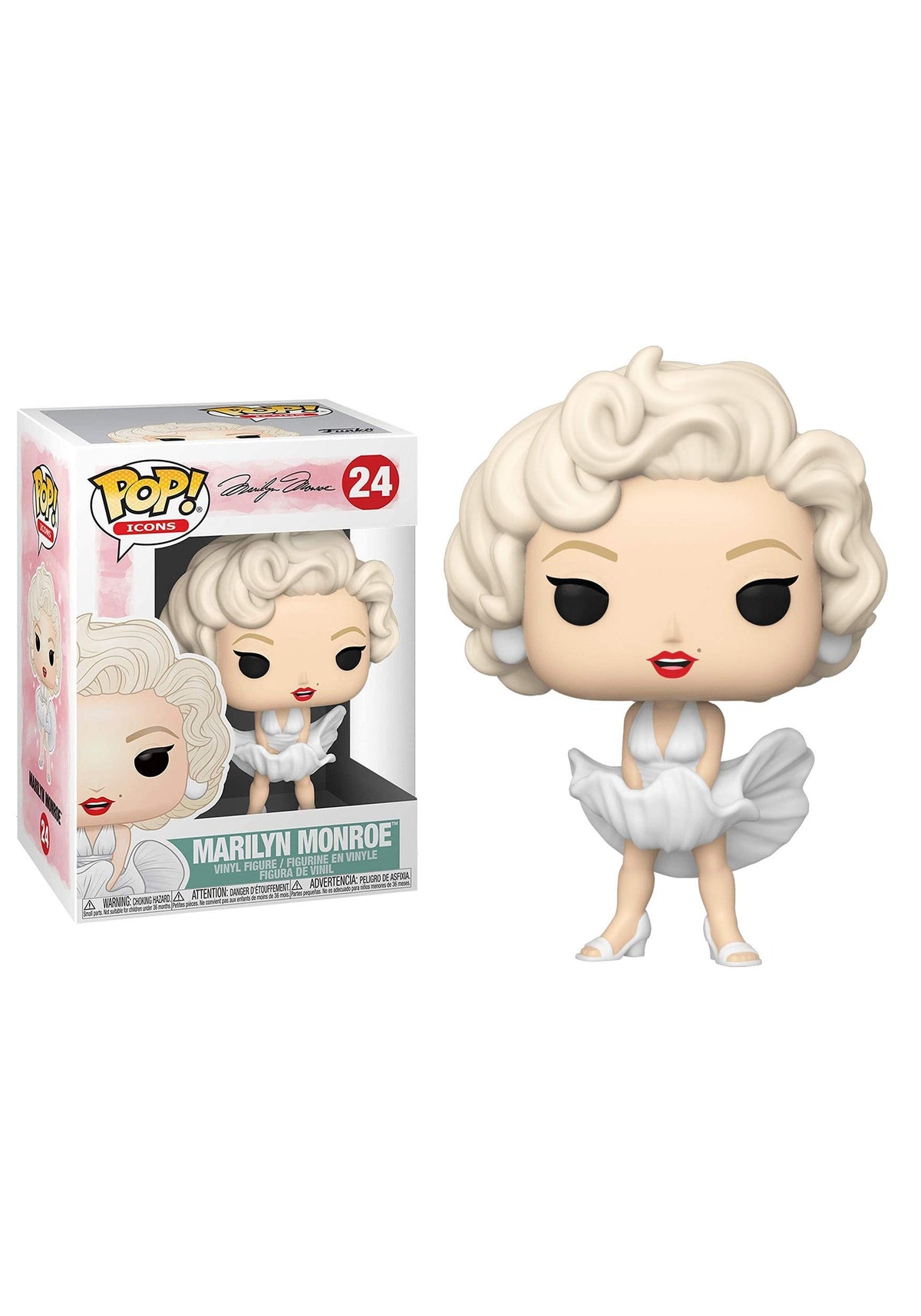 Funko Pop! Icons: Marilyn Monroe (White Dress)