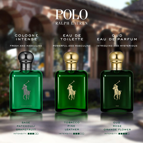 Ralph Lauren Polo Cologne Intense - Eau de Parfum - Men's Cologne - Citrus & Woody - With Grapefruit, Sage, and Patchouli - 4.2 Fl Oz