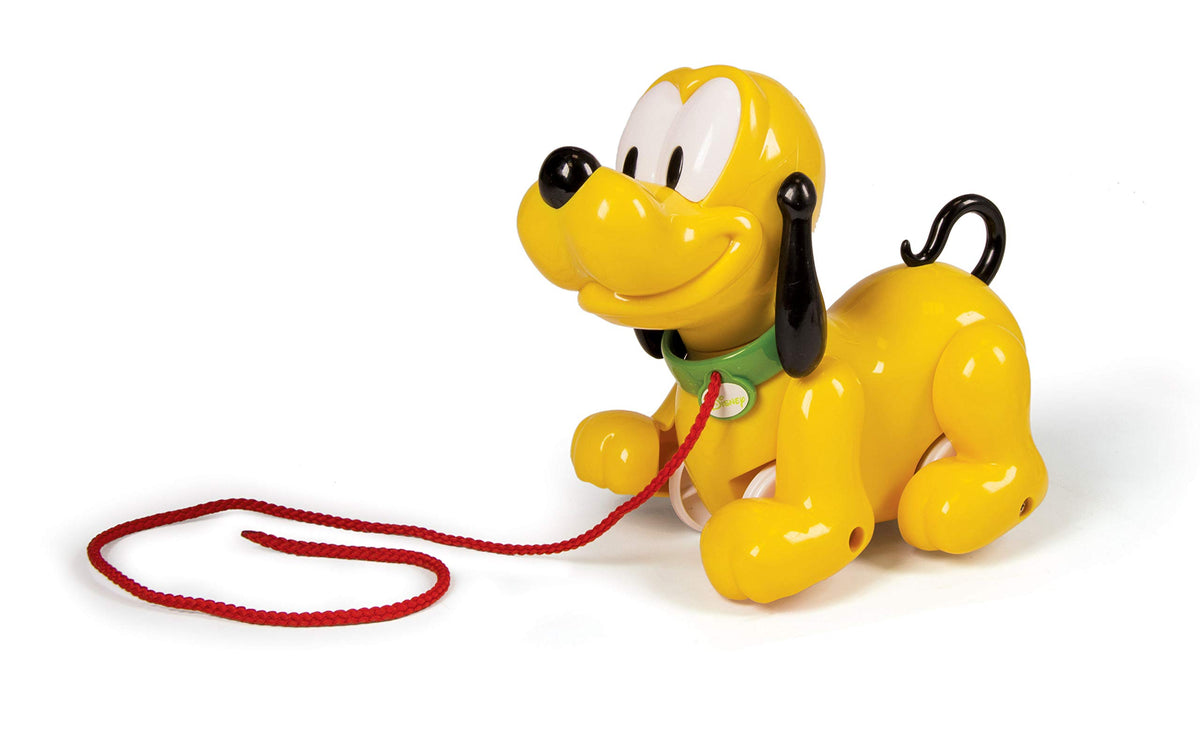 Clementoni 14981 "Pluto" Pull Along Toy for toddlers, Yellow