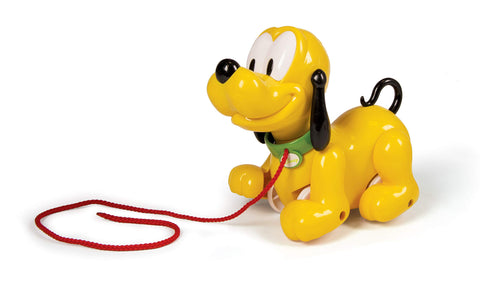 Clementoni 14981 "Pluto" Pull Along Toy for toddlers, Yellow