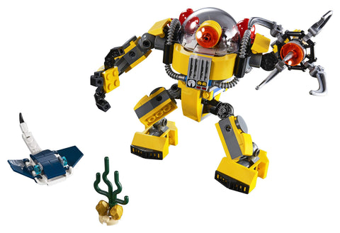 LEGO Creator 3in1 Underwater Robot 31090 Building Kit (207 Pieces)