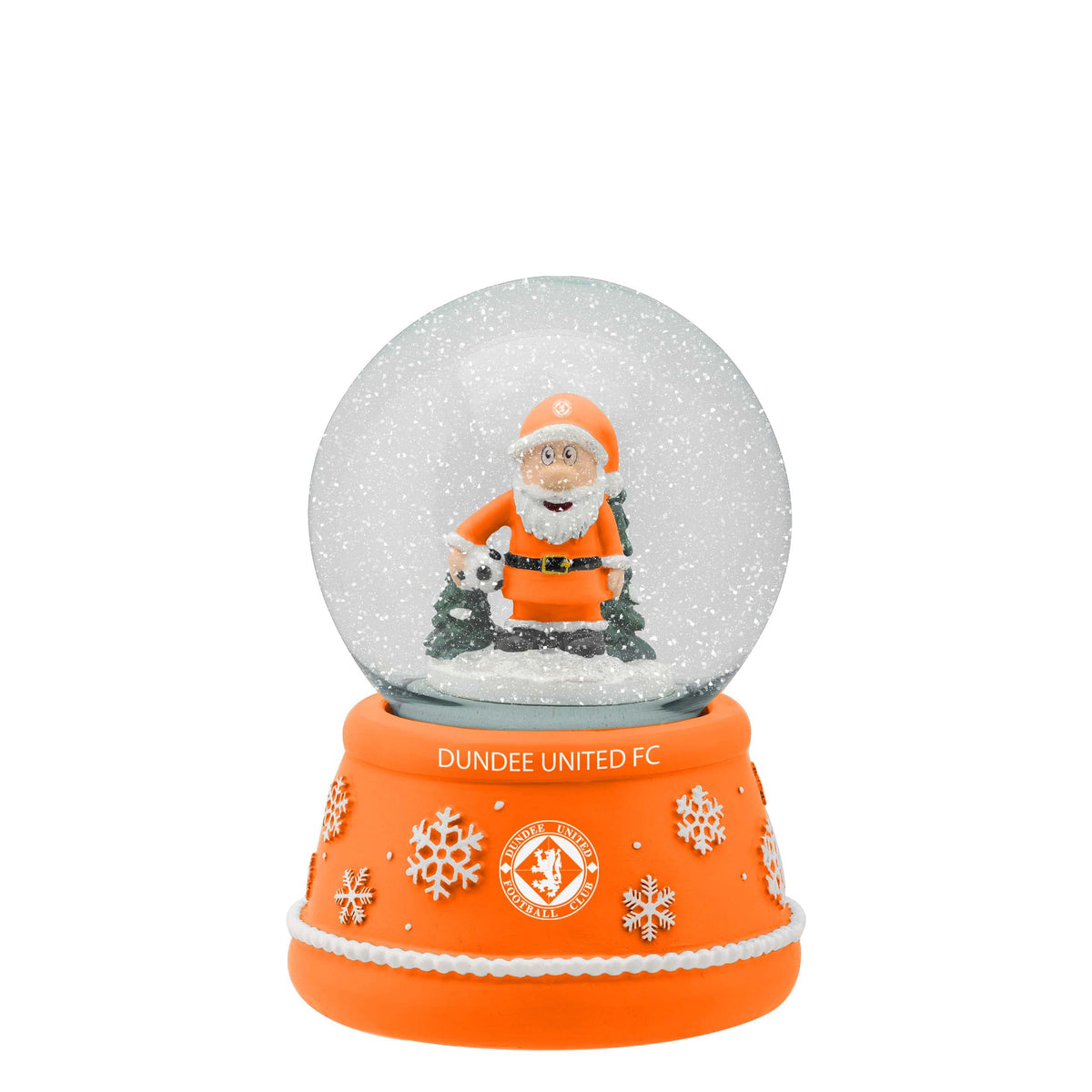 FOCO Scottish Premiership SPFL Football Dundee United Fan Christmas Santa Snow Globe