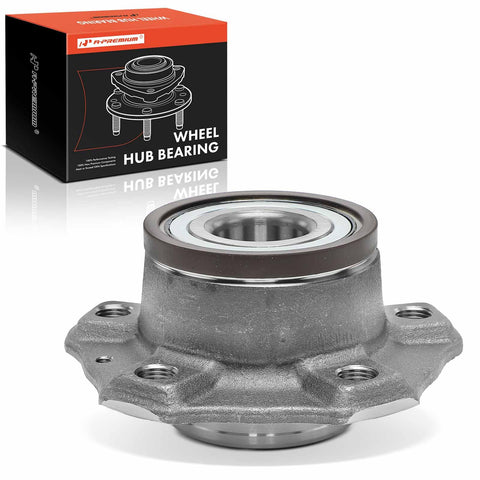 A-Premium Wheel Bearing and Hub Assembly Compatible with Audi A4 2009-2020, A4 Allroad 2017-2018, A4 Quattro, Q7, A5, A5 Quattro, A5 Sportback, A6, A6 Quattro, Allroad, RS5, RS5 Sportback, S4, S5