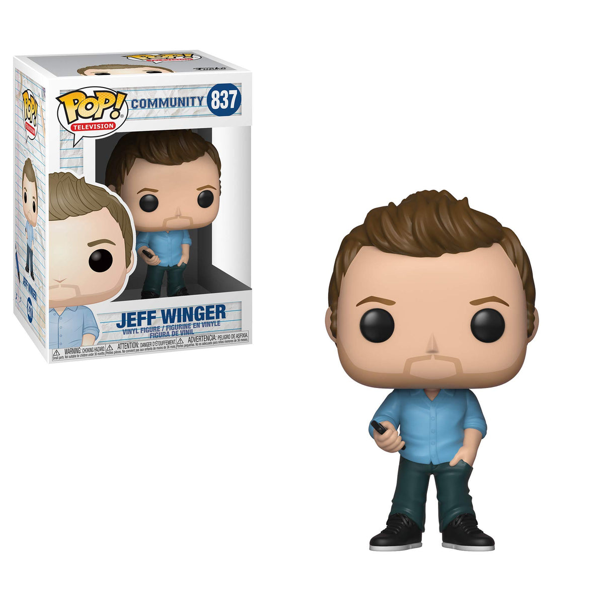 Funko Pop! TV: Community - Jeff Winger, Multicolor