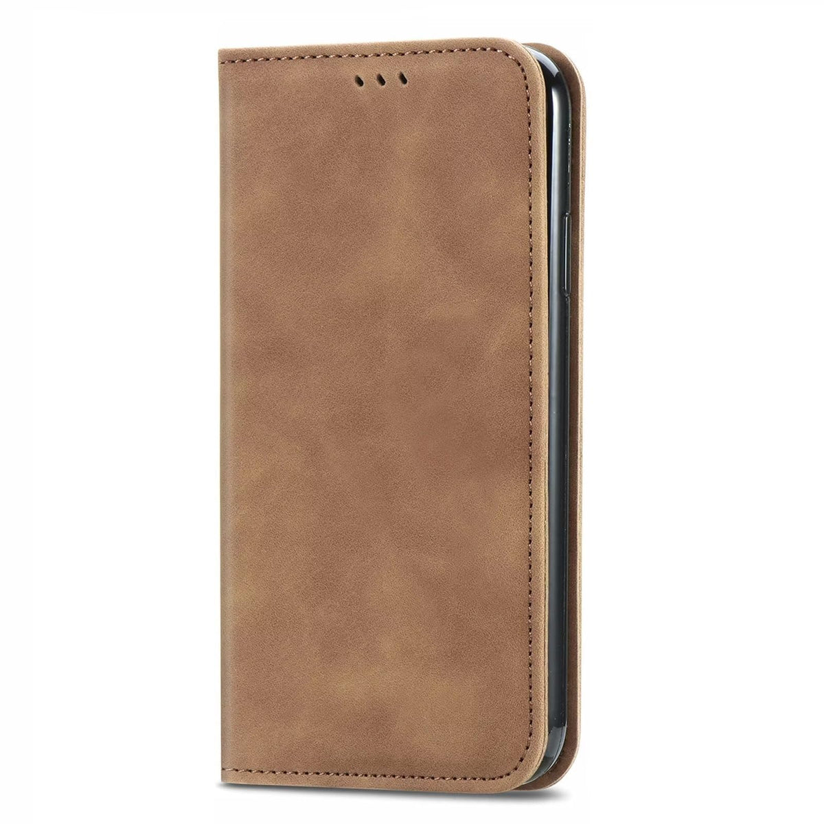 TINGYR Case for Oppo A60 Cover, Cover Flip Case Light Stylish Wallet Case with Card Slots Shockproof, Case for Oppo A60 Smartphone.(Brown)