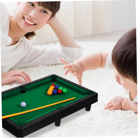 NUOBESTY 1 Set Kid Birthday Party Household Billiards Toy Table Top Pool Swimming Pools for Kids Portable Snooker Table Kids Swimming Pool Travel Toy Toys Mini Game Set Child