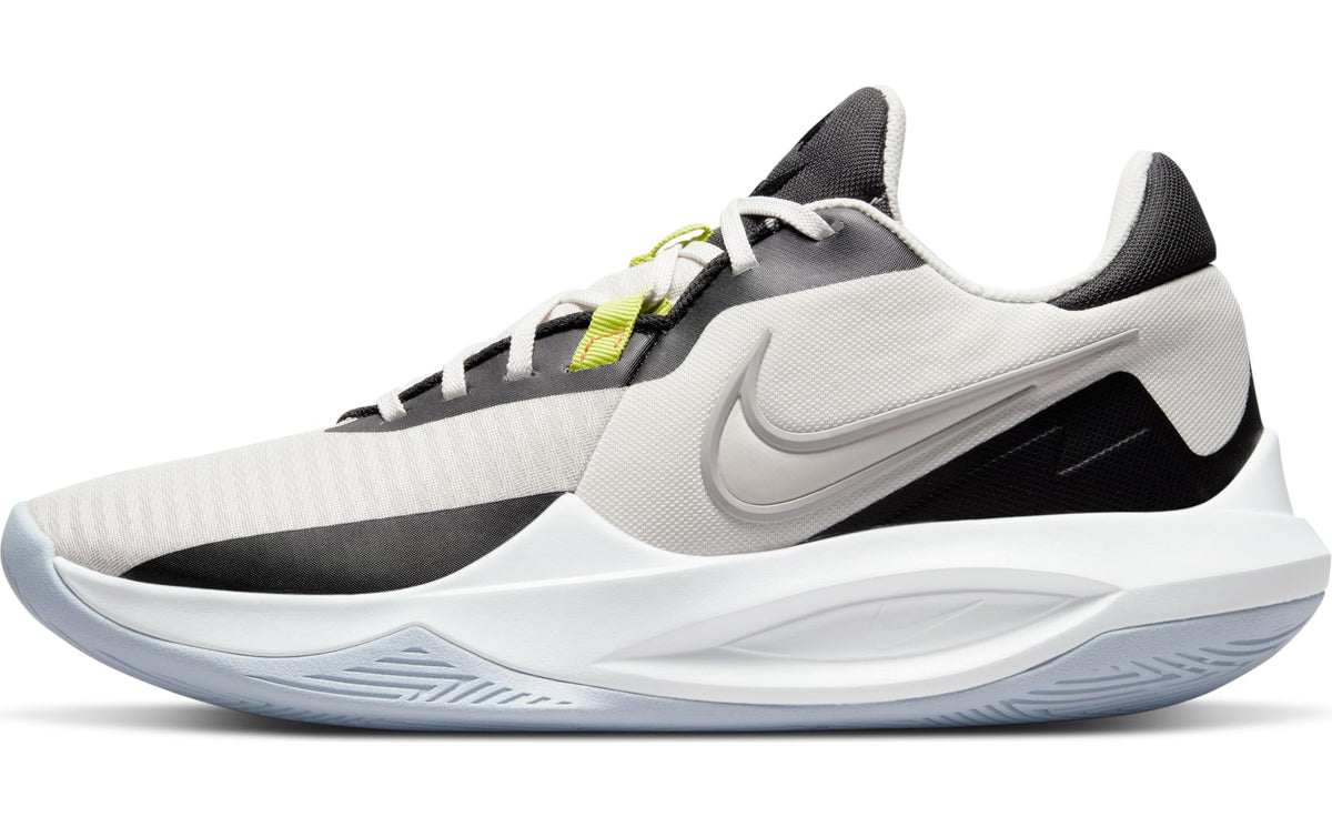 Nike Mens Precision Vi Running Shoe, PHANTM/LTIROR Beige - Black - Lime, 12 UK