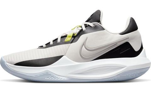 Nike Mens Precision Vi Running Shoe, PHANTM/LTIROR Beige - Black - Lime, 12 UK
