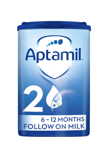 Aptamil 2 Follow On Baby Milk Powder, 6-12 Months, 800g (Pack of 6) - Packaging May Vary