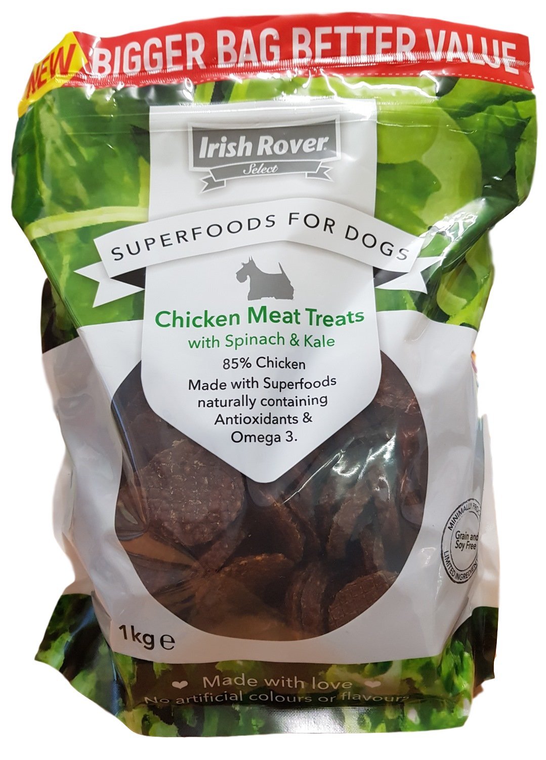 Sales Tradings Limited Irish Rover Superfoods for Dogs, Chicken, 1 kg, brown