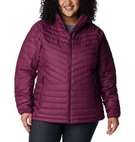 Columbia Women's Powder Lite II Full Zip Jacket, Marionberry, Medium
